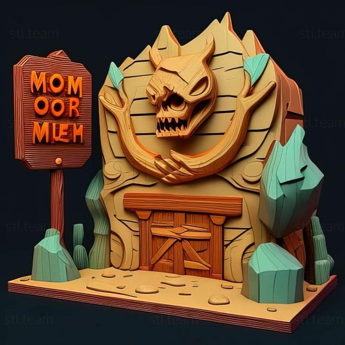 3D model Monster Prom 2 Monster Camp game (STL)